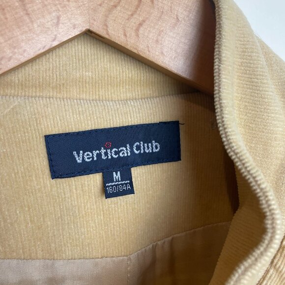 Vertical club Butter Yellow y2k Jacket Large Buttons Size Medium - Picture 6 of 9